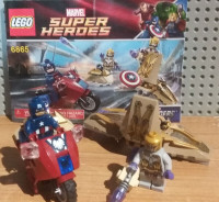 Lego Superheroes 6865 Captain America's Avenging Cycle