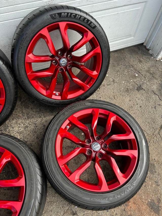 OEM nissan 370z wheels + tires!  in Tires & Rims in Pembroke - Image 3