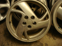 2- 16" sunfire aluminum wheels 5x100mm bolt pattern