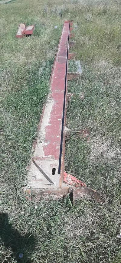 I have one steel beam. It measures apprx 12-9/16"high x 39'long. Top and bottom plates are 5/16" thi...