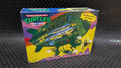 Take to the skies with this original Teenage Mutant Ninja Turtles Turtle Blimp, a reissue item that...