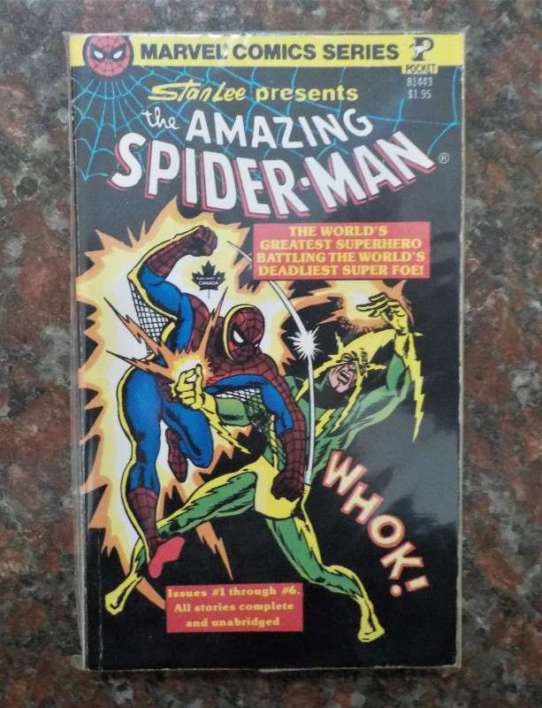 AMAZING SPIDER-MAN - VINTAGE POCKET BOOK (1ST PRINT) - 1977 in Arts & Collectibles in Nanaimo