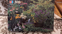 500 Piece Jigsaw Puzzle Garden Scene