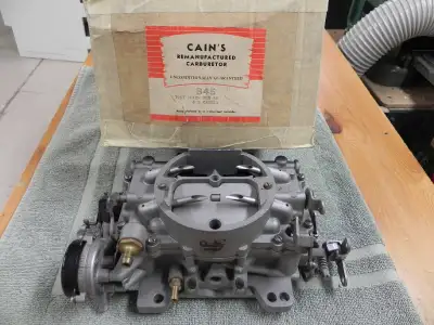 1957 Buick Carter 4 Barrel Carburetor Model 2507S 600 CFM. Made for a 364 V8 Buick engine. This is a...