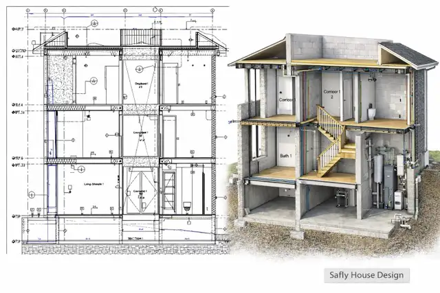 Building Permit Drawings House Plans Draft Renovations Architect in Other in Calgary - Image 4