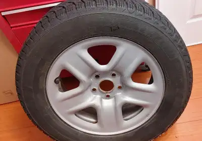 Set of 4 Michelin winter tires with rims. Used only one winter, never used all season. Selling for $...