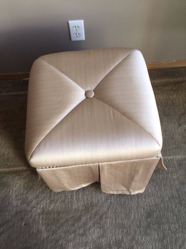 Custom Upholstered Stool with Storage in Other in Calgary