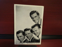Vintage The Four Lads photo card