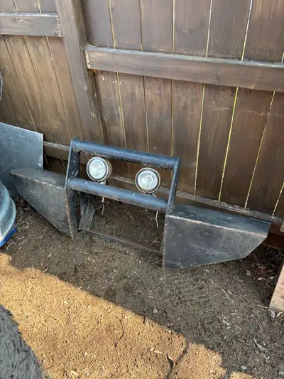 1/4 ton truck front bumper Heavy duty Was on 86 toyota pickup but easily modified to fit any other