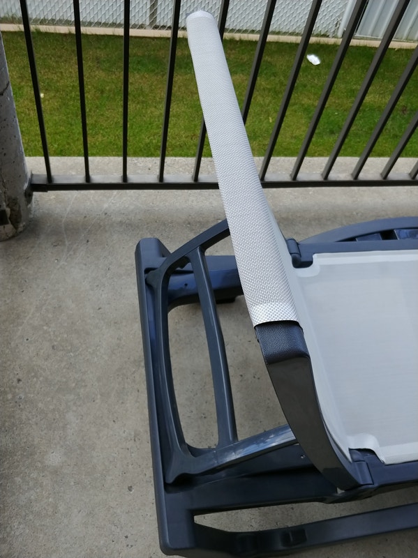 Grey Baja Sling Lounge Chair GRACIOUS LIVING chaise longue Mobilier