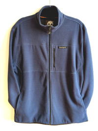 Men's Timberland Full Zip Sport Fleece Jacket Blue Color Size L