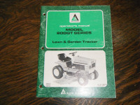 Allis Chalmers 800 GT Lawn and Garden Tractor Operators manual