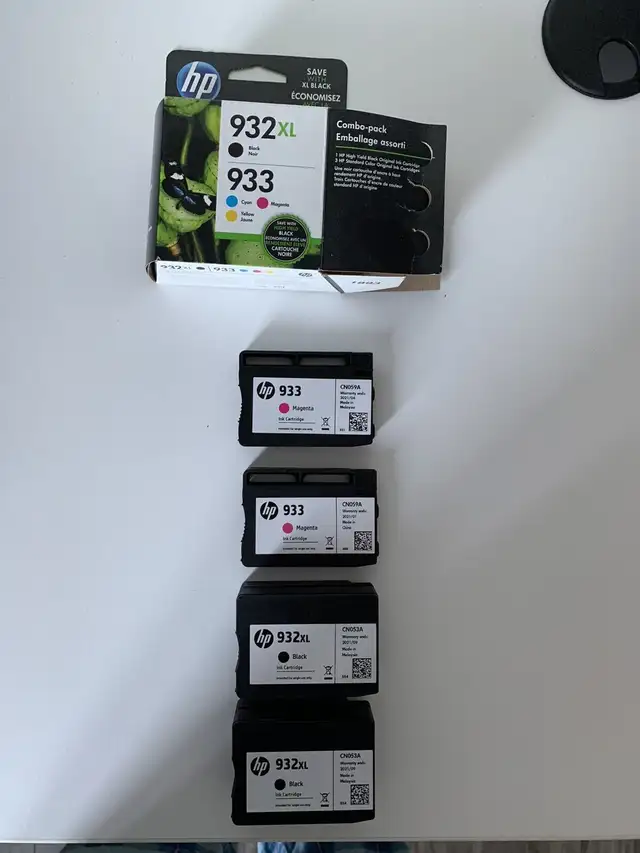 Cartouche d’encre HP 932 &933 in Printers, Scanners & Fax in Saguenay - Image 2