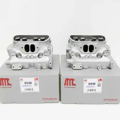 Brand new AMC 910185 cylinder heads, sold as a matched pair (2 heads). High-quality AMC castings, wi...