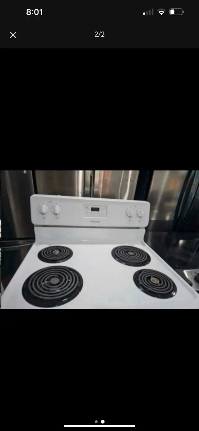 white 30 w freestanding stove range oven can deliver  in Stoves, Ovens & Ranges in Mississauga / Peel Region - Image 3