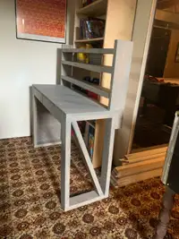 Desk with shelf 