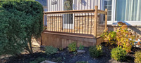 Deck and fencing 