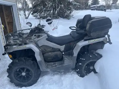 Selling my can am outlander max. Only 2000 miles on it. Selling because no longer needed. Has heated...