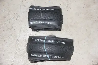 Pair of Surly Knard 650B Gravel bike tires, View more