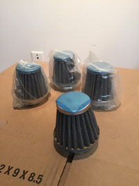 4 chrome 42 mm carb air filter pods