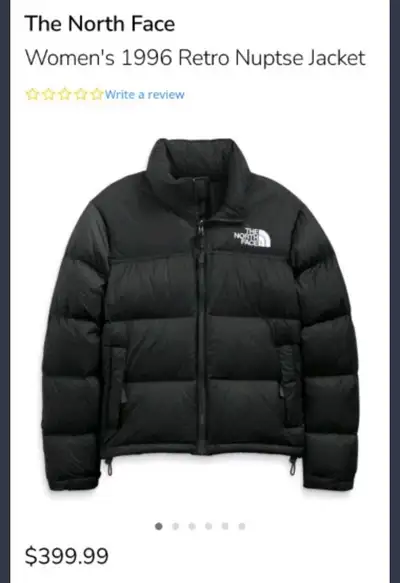 New North Face puffer jacket size xsmall , View more