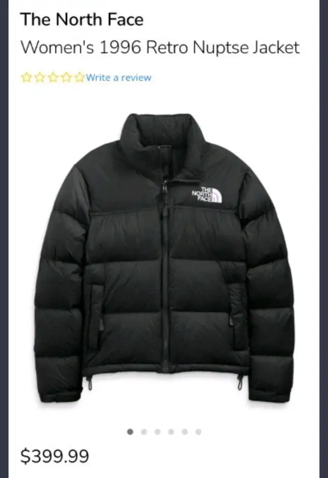 New North Face puffer jacket size xsmall  in Women's - Tops & Outerwear in City of Montréal - Image 2