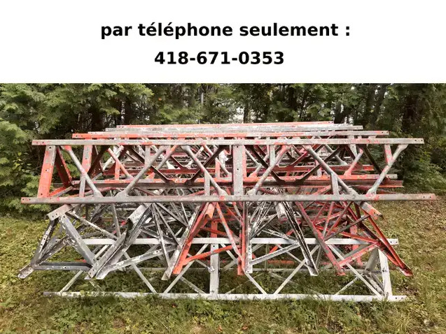tour de communication commerciale 310 pieds (100 metres) dans Autre  à Lac-Saint-Jean