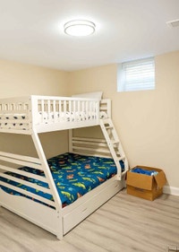 Premium Single Over Double Bunk Bed Brand New White Espresso Barrie Ontario Preview