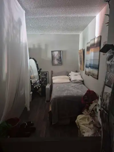 Roommate wanted in oliver square for aug 1. Gotta be working full time. Responsible Dog friendly......