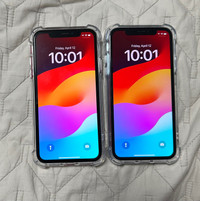 2 iPhone XR 64GB. $220 Each. Firm Price