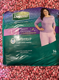 Depends Dry Shield. Large