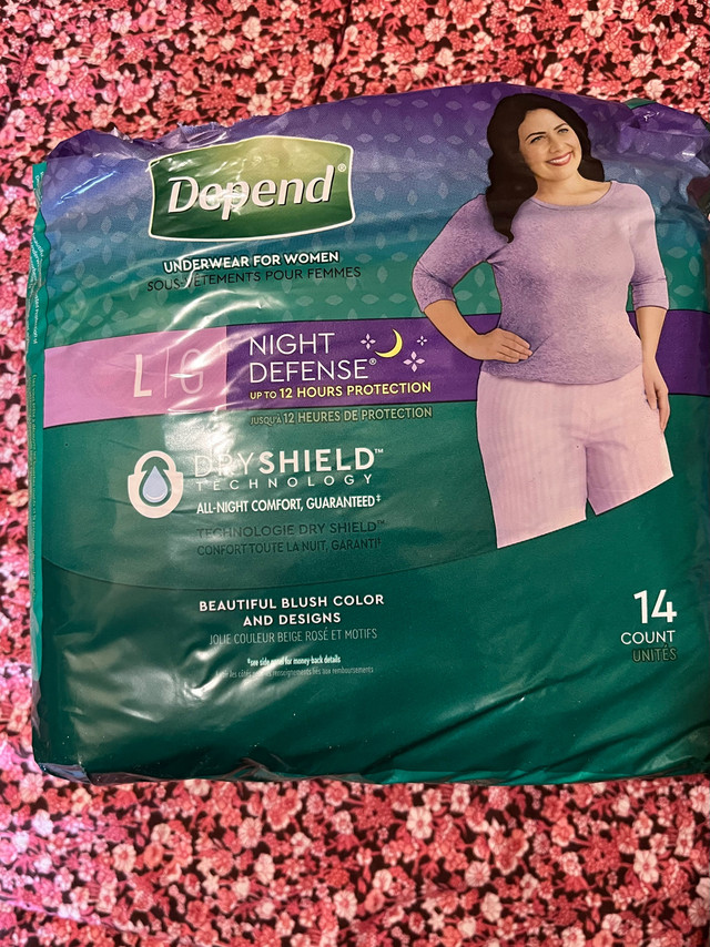 Depends Dry Shield. Large in Health & Special Needs in Pembroke