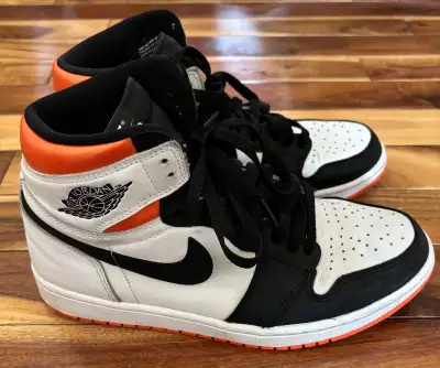 Nike Air Jordan 1 Retro High Tops Electro Orange - Mens 9, View more