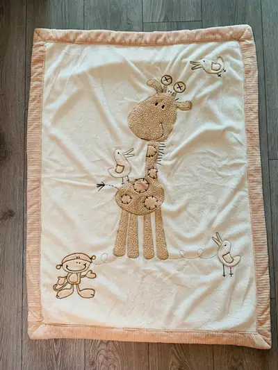 Cute Giraffe Baby Reversible Blanket 30 in x 40 in, View more