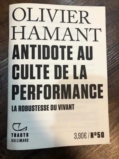 Olivier Hamant Antidote au culte de la performance, View more