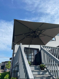 12FT Patio  Umbrella with sand for stability 