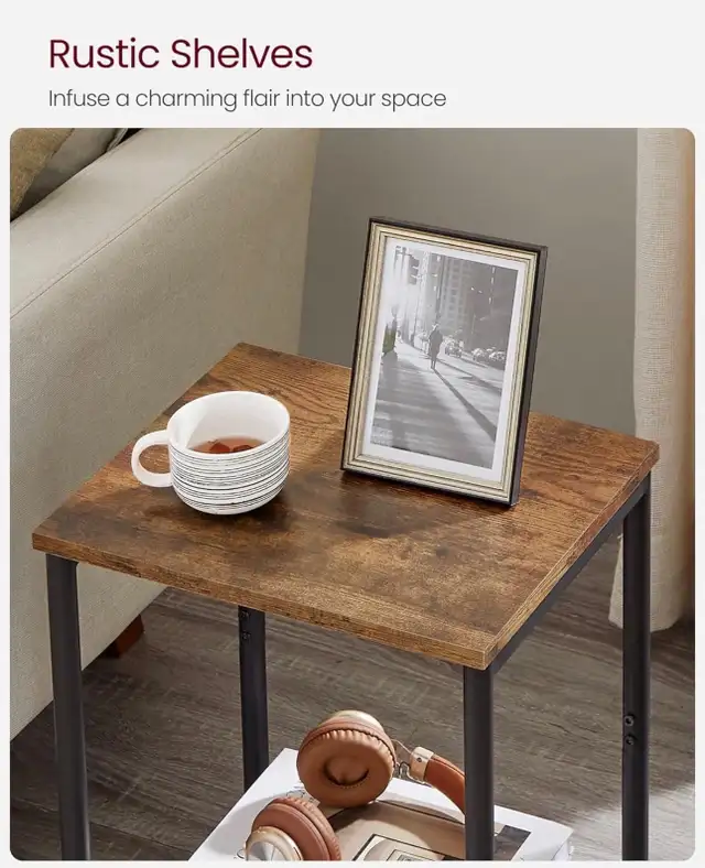 VASAGLE Industrial Side Tables – Set of 2 in Other Tables in Oshawa / Durham Region - Image 8