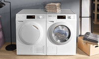 Miele Vent less dryer, 24", and washer, stackable .cost is $240