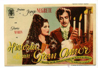 HISTOIRE D'UN GRAND AMOUR FILM LONG METRAGE 16MM 1942