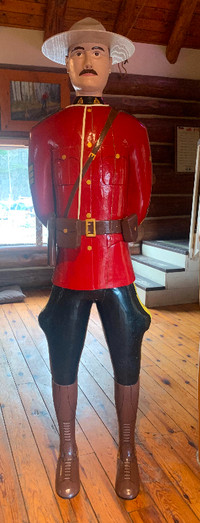 Mountie  Carving, Full-Sized