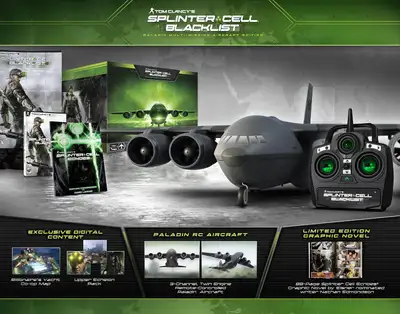 Selling a brand new collectors edition: Splinter Cell Blacklist paladin multi-mission aircraft editi...