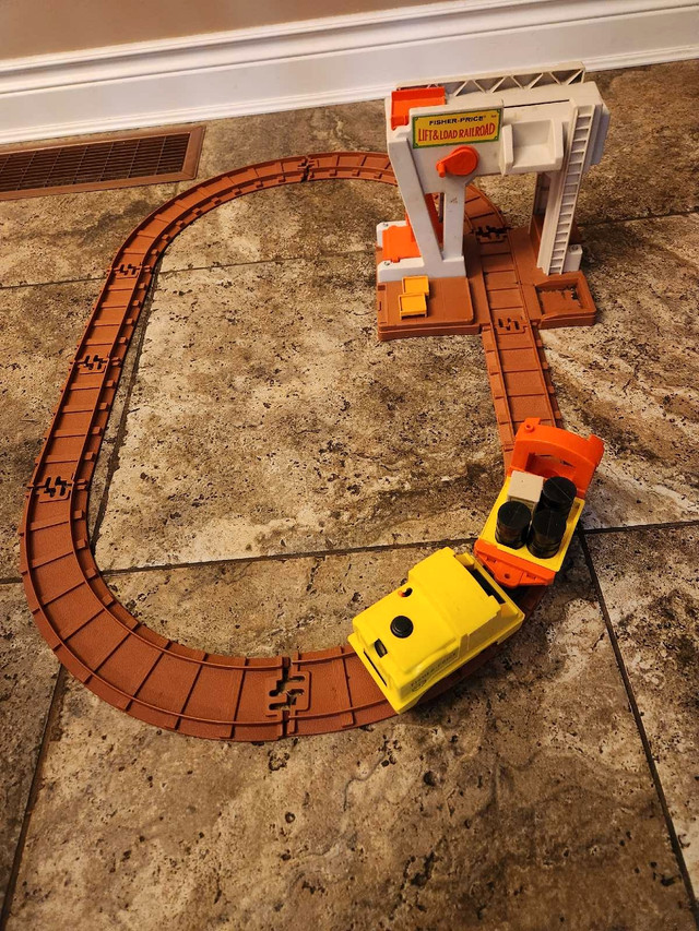 vintage original 1970s fisher price lift and load railroad  in Arts & Collectibles in Stratford