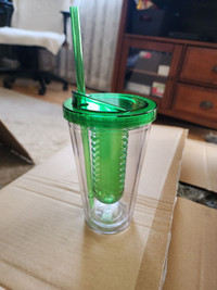 Cups with straws 