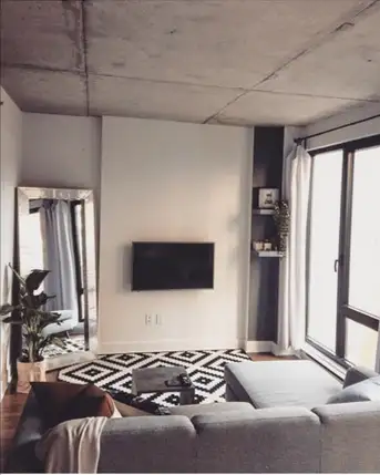 3 et demi à louer (1 chambre). Entièrement meublé