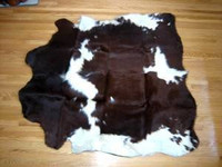 Brand New Elegant 3 inches Long Curly Hair Cowhide from Holland