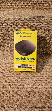 ONN 4K Streaming Box with Google TV (2023)