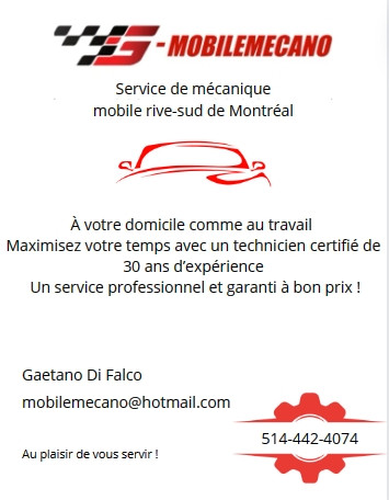 Mécanicien mobile  in Repairs & Maintenance in Longueuil / South Shore - Image 2
