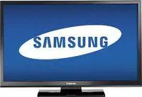 43" SAMSUNG PLASMA TV + SAMSUNG 3D SMART BLUE-RAY DISC PLAYER