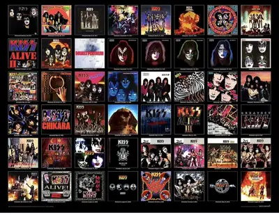 KISS vinyl lp records and 45’s for sale!!!, View more