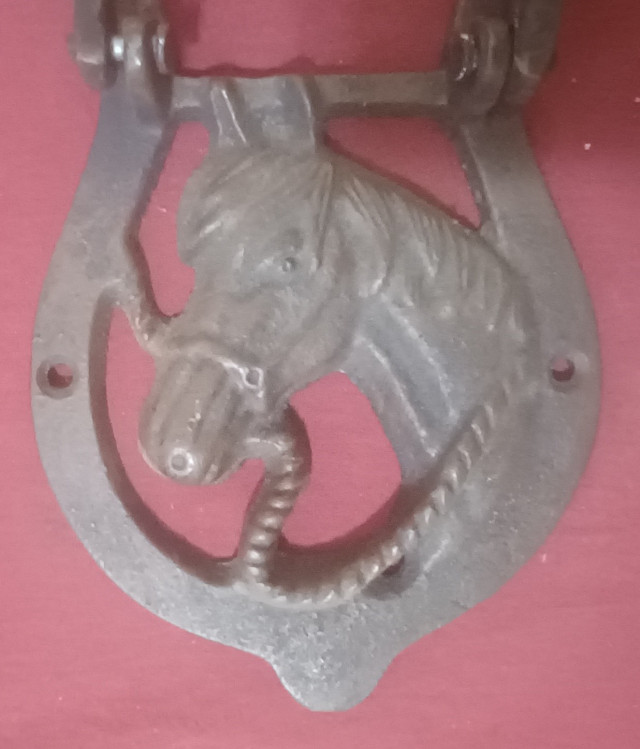 Cast Iron Door Knocker,  About 6" tall in Outdoor Décor in Chatham-Kent - Image 4